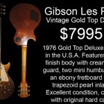 Gibson Les Paul Deluxe Gold Top 1976 STOLEN -REWARD OFFERED