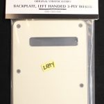Fender 099-1325-000 Strat Backplate 3-ply White LEFT HAND