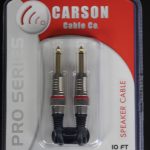 Carson CSH10 Pro Jack to Jack Speaker Cable