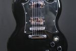 Essex SG Style Electric Guitar GTSE4SKB Package-Black