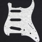 Strat Style Replacement Scratch Plate- Pearl White