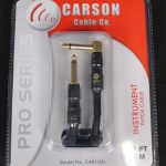 Carson CAR10SL Pro Series 10′ Guitar Cable
