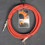 DiMarzio EP10R Red Braided 10' Right-Angle Instrument Cable